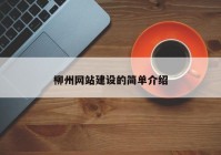 柳州网站建设的简单介绍